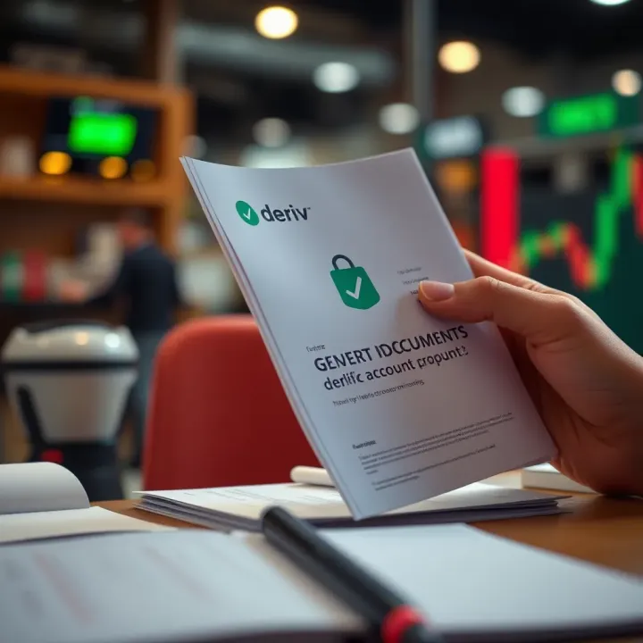 Submitting Documents for Deriv Account Verification Verification documents submitted for account approval on trading site