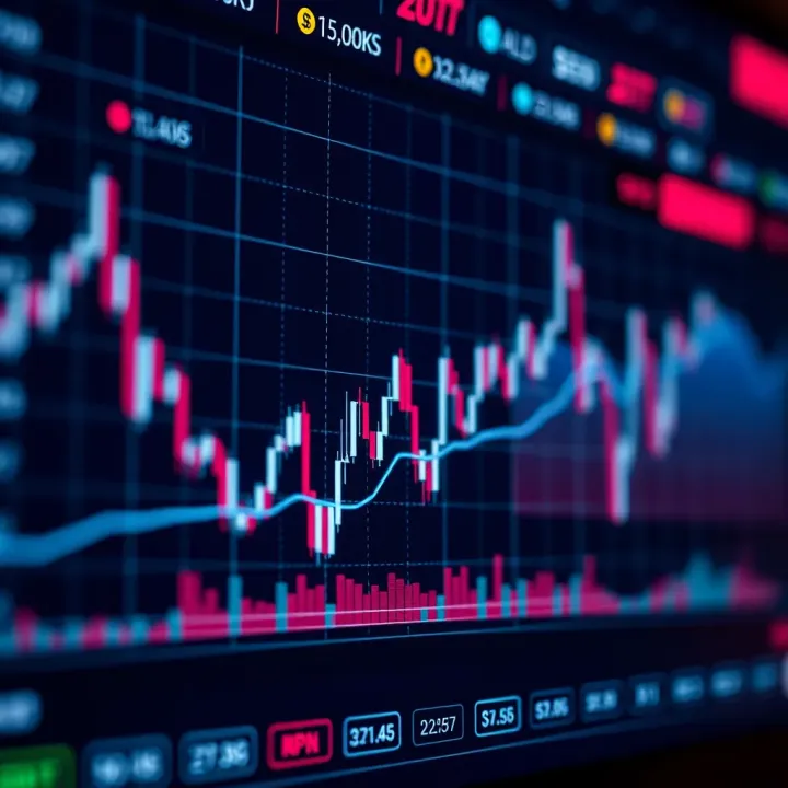 Graph showing Cardano price fluctuations influenced by market trends and technical factors