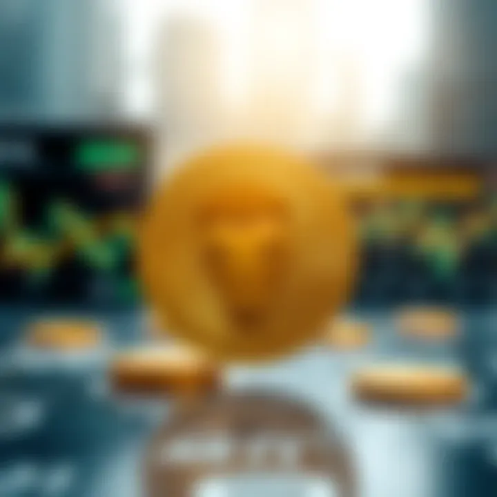 Visualization of factors influencing Ape Coin value including market events and investor sentiment