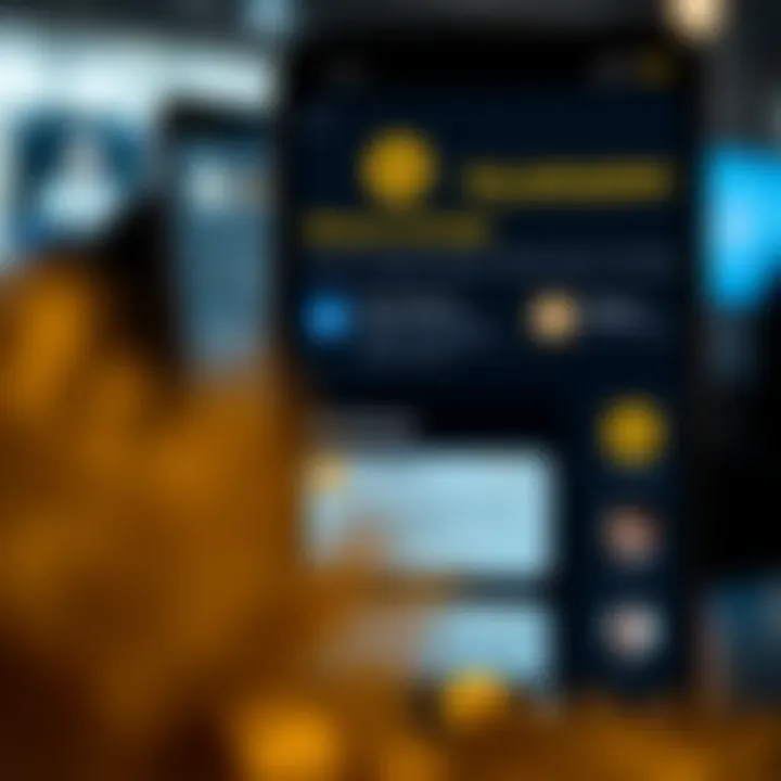 Graphic showing different types of cryptocurrency community groups on a messaging app