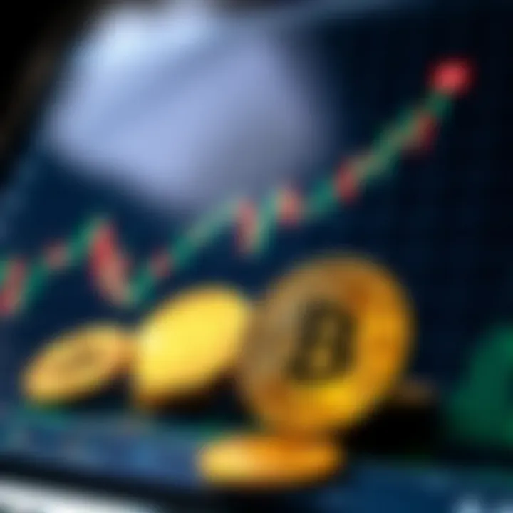Graph showing Bitcoin price fluctuations with Nigerian currency symbols