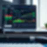 Dashboard displaying BLUFX prop trading firm account statistics and trading tools