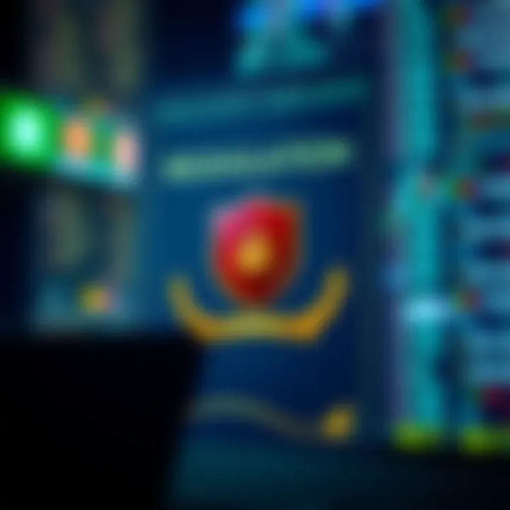 Illustration of regulatory compliance with a certificate and shield symbolizing secure and trustworthy trading practices