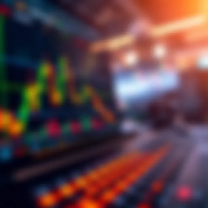 Illustration of a secure trading platform interface featuring charts and forex currency pairs