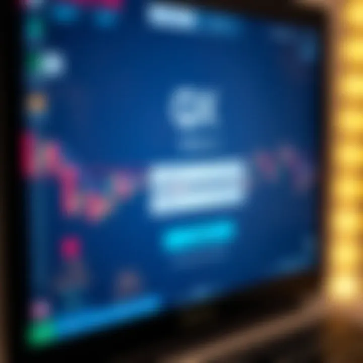Secure login interface of QX Broker platform showing username and password fields