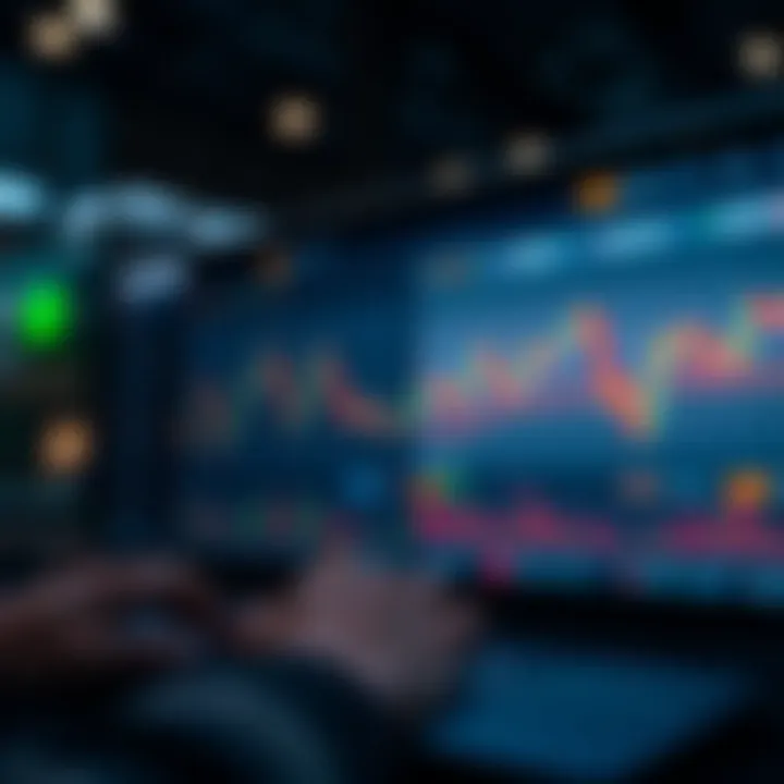 User interface displaying trading options and market charts on app.deriv platform