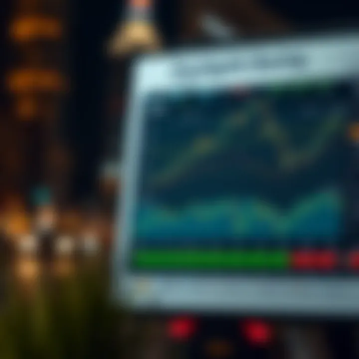 Calendar highlighting daylight saving changes alongside market activity graphs