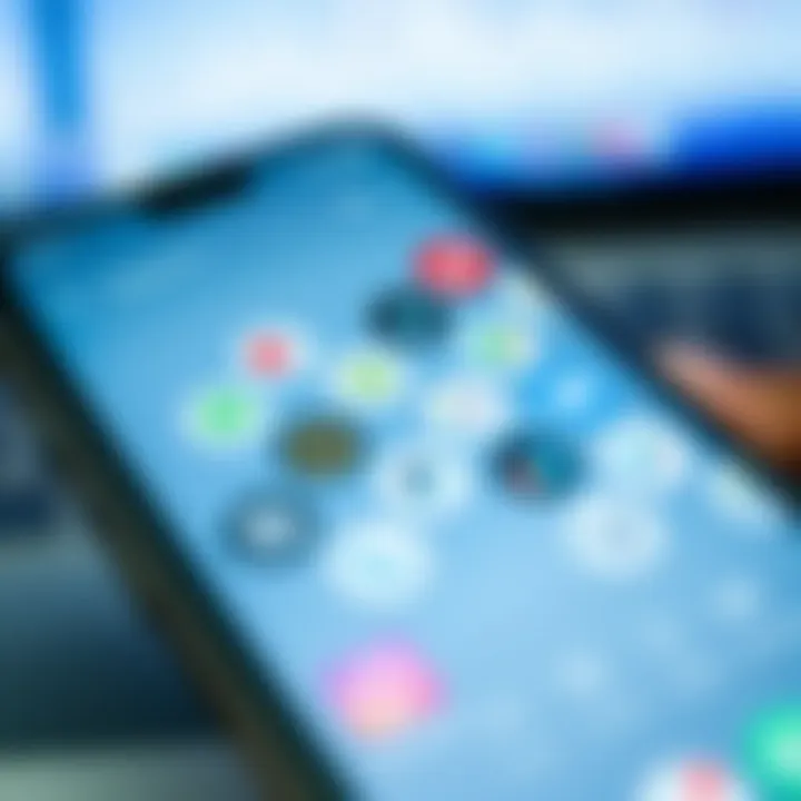 Mobile phone screen showing various Nigerian online earning apps with icons and user interface