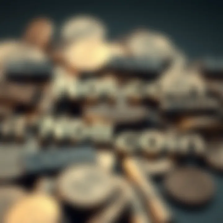 Visual representation of Nigerian slang terms with 'not coin' prominently displayed amidst other phrases