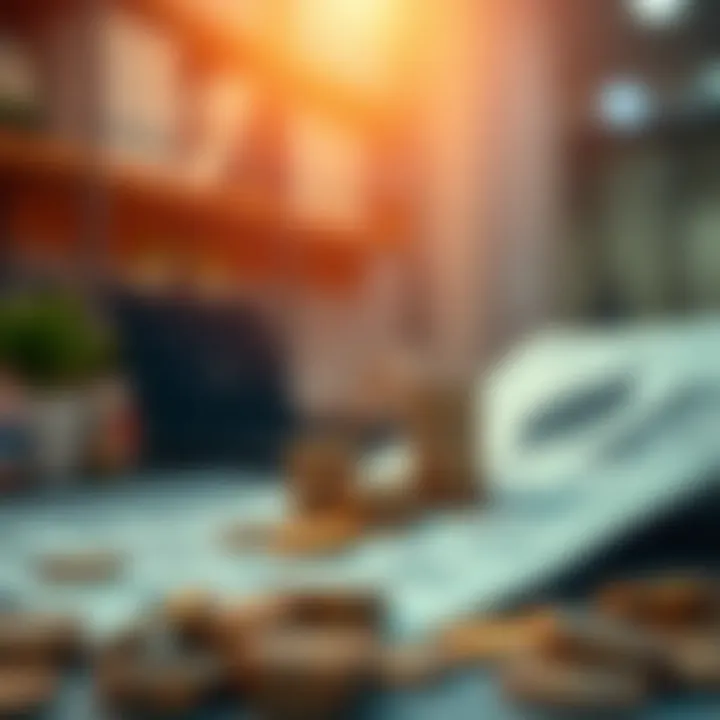 Conceptual graphic showing risk management and investment strategies for small capital in Nigerian market