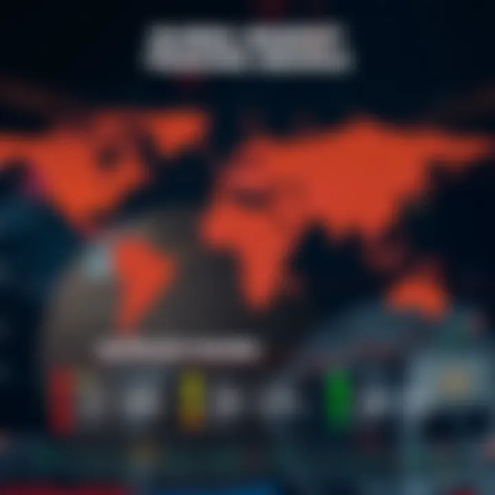 Forex market global trading sessions chart showing active hours worldwide