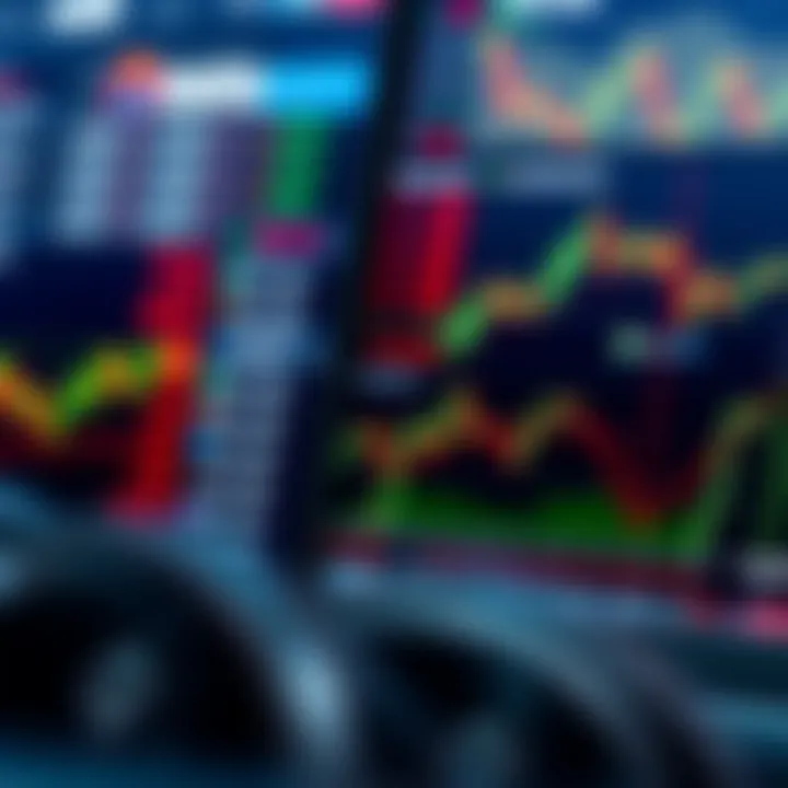 Illustration showing a digital stock trading platform displaying Meta Platforms Inc. share prices and charts
