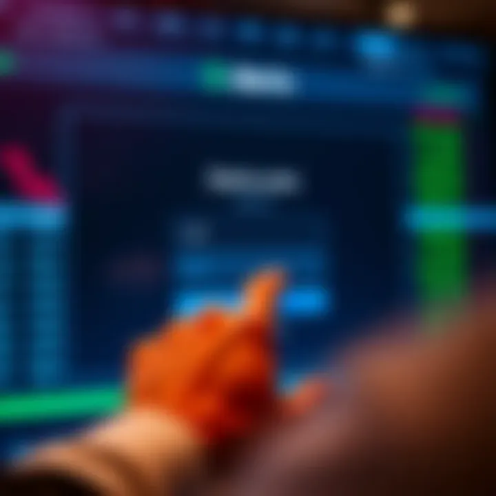 User entering login credentials on Deriv.com platform interface