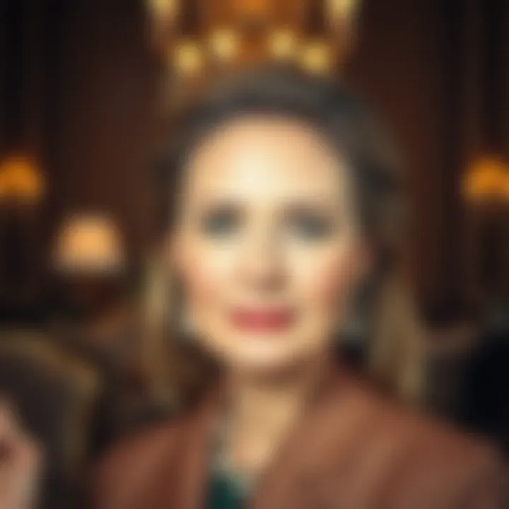 Julia Koch: An Heiress Shaping Business and Philanthropy Portrait of Julia Koch in an elegant setting symbolizing wealth and influence