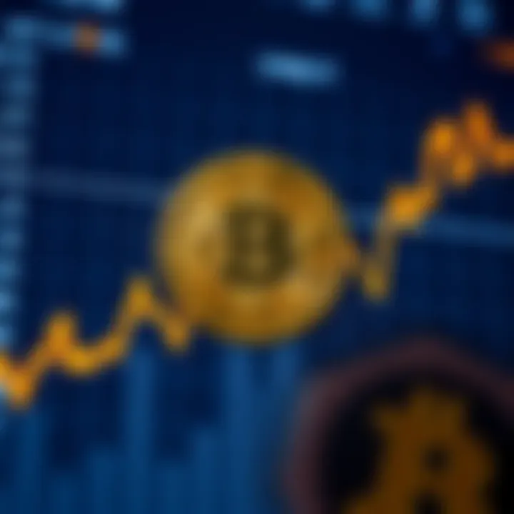 Graph showing Litecoin price fluctuations over time with highlighted trends