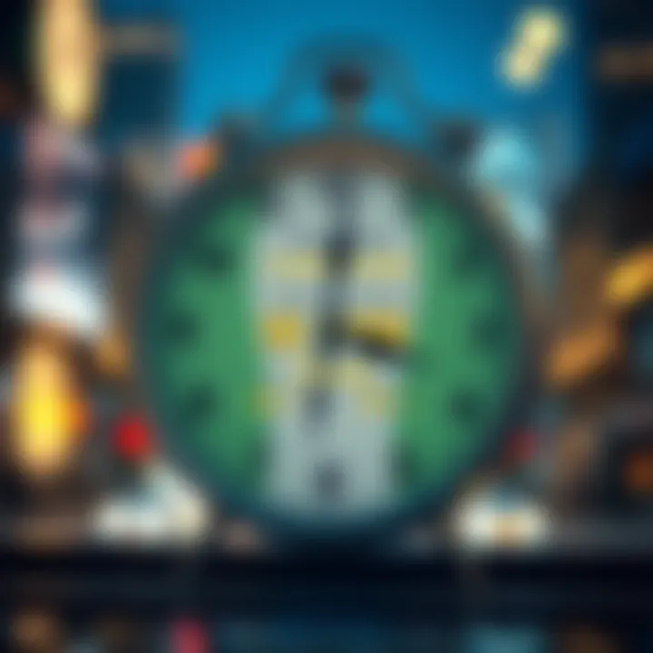 Clock displaying New York trading hours aligned with Nigerian time zone
