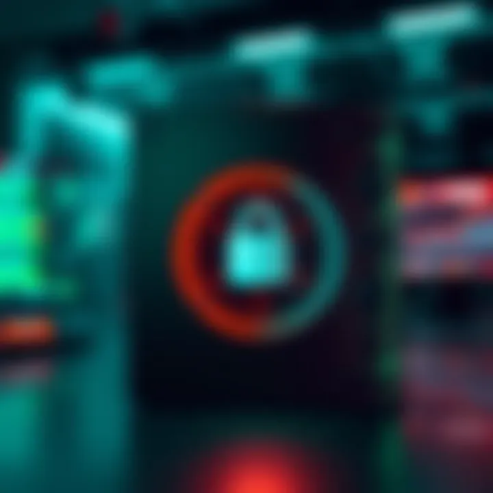 Secure digital vault symbolizing online trading security and data protection