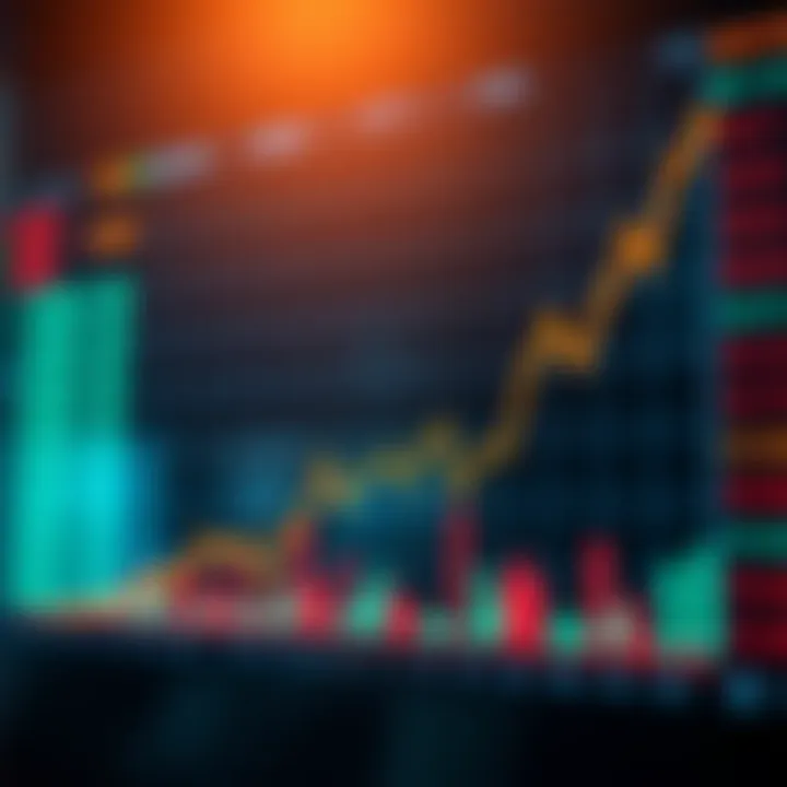Graph showing upward trend in Nigerian financial markets with data points and trading indicators