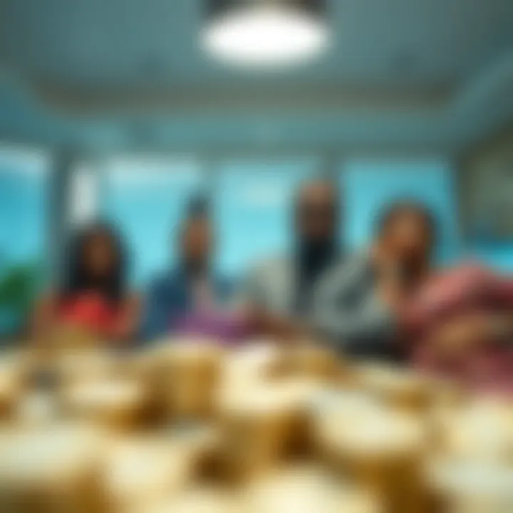 Visual representation of diverse income streams including entertainment, business ventures, and investments reflecting financial growth