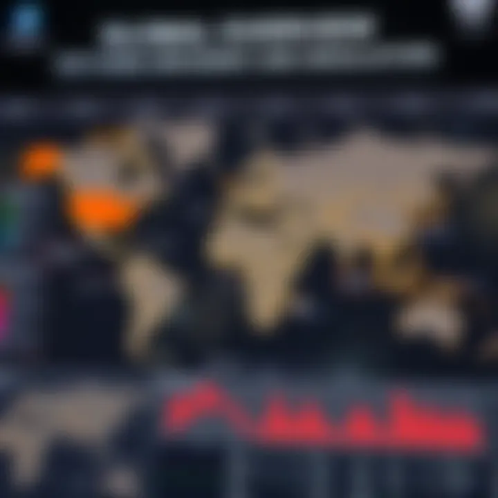 Global map highlighting major forex broker locations and regulatory bodies