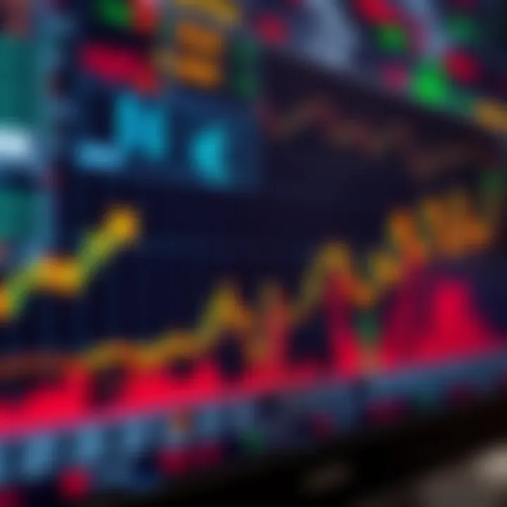 Graph showing rising forex trading activity in Nigeria with currency symbols and digital charts