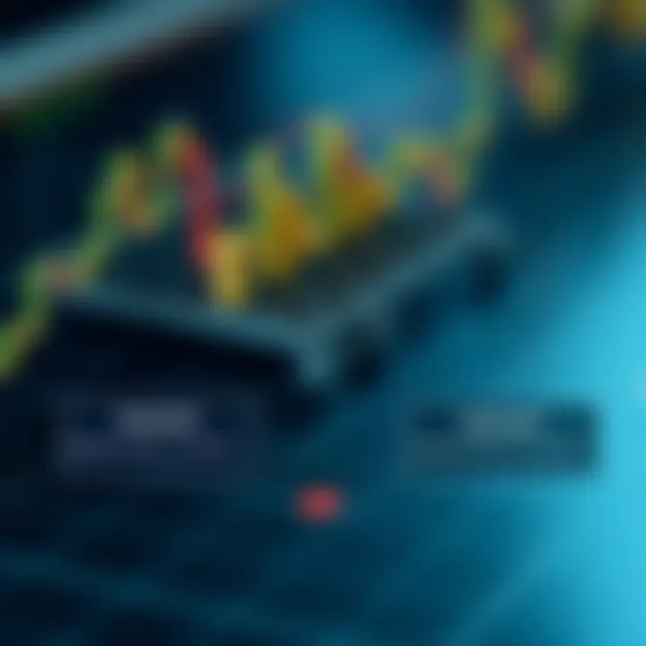 Diagram showing the structure of a binary account with two distinct pathways representing account options