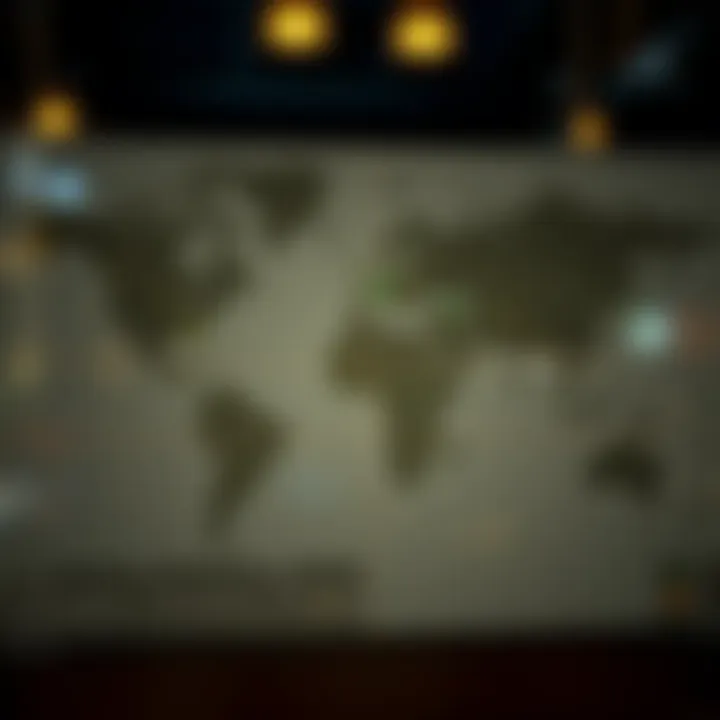 World map highlighting New York and Nigeria with time zone differences illustrated