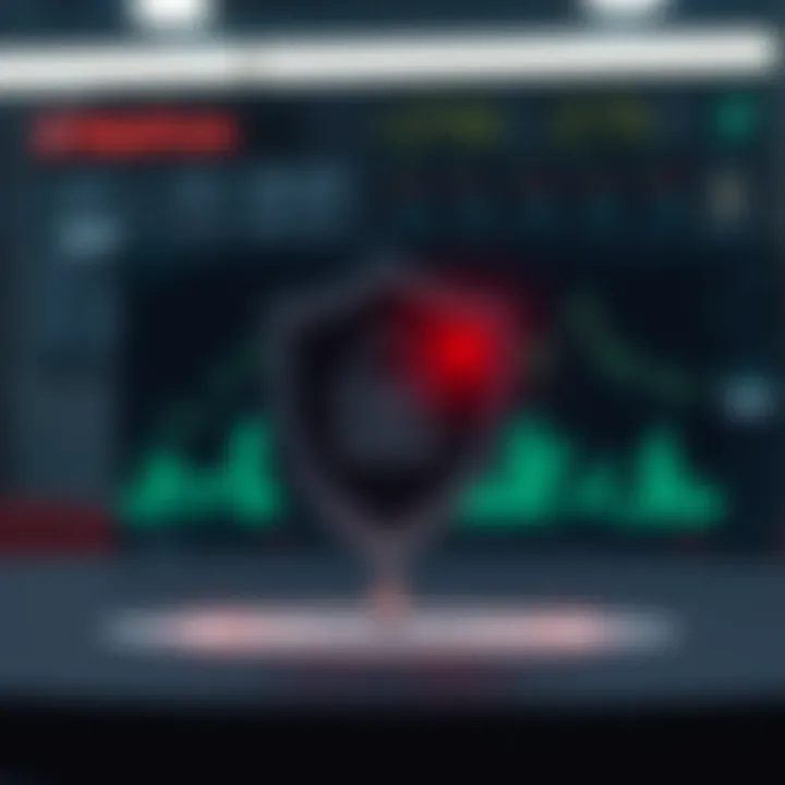 Secure access shield symbolizing protection of trading accounts on RoboForex