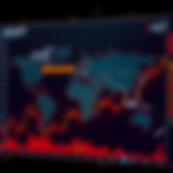 World map illustrating geopolitical influences on forex markets with focus on USDJPY