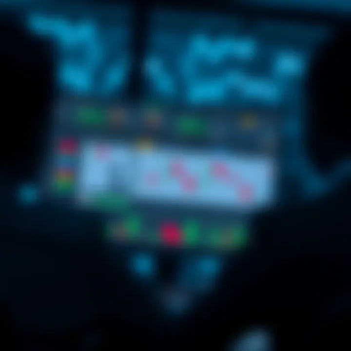 Illustration of Deriv trading platform dashboard integrated with TradingView charts for enhanced market analysis