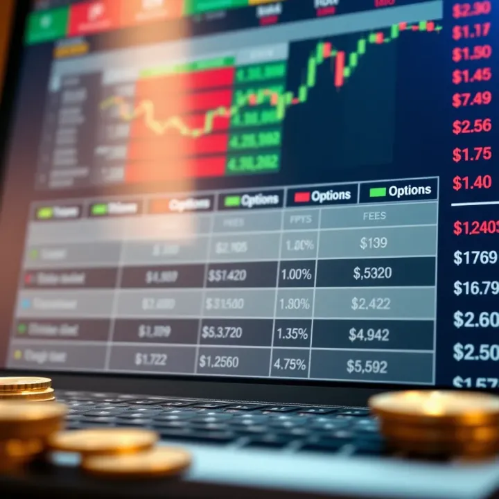 Comparison of Trading Assets and Fees for Binary Options in Nigeria Chart depicting various binary options trading assets and fee comparison for Nigerian market