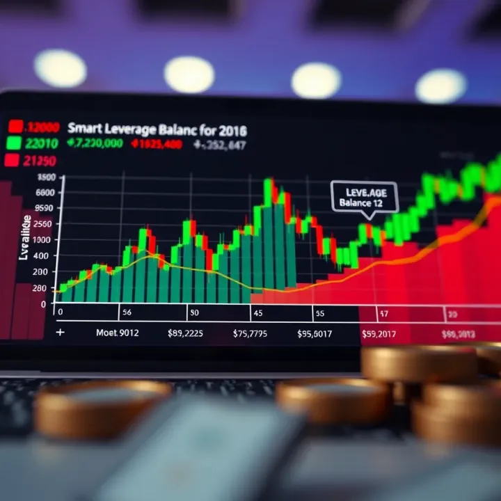 Diagram illustrating leverage impact on trading account balance in Nigerian market