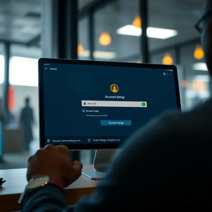 Secure login and account setup screen on app.deriv.com for Nigerian traders