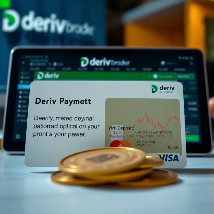 Visual representation of deposit and withdrawal options tailored for Nigerian market on Deriv broker