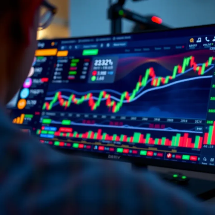 Deriv Platform with Live Market Data and Linked Trading Signals Deriv trading platform interface displaying live market data and linked trading signals