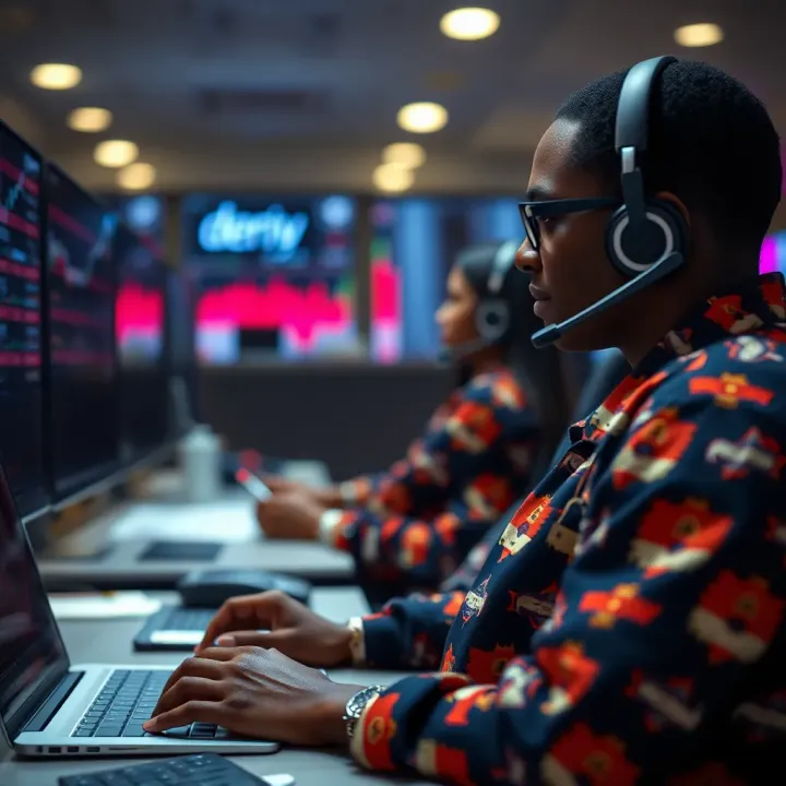 Conceptual representation of online trading security and customer support in Nigeria