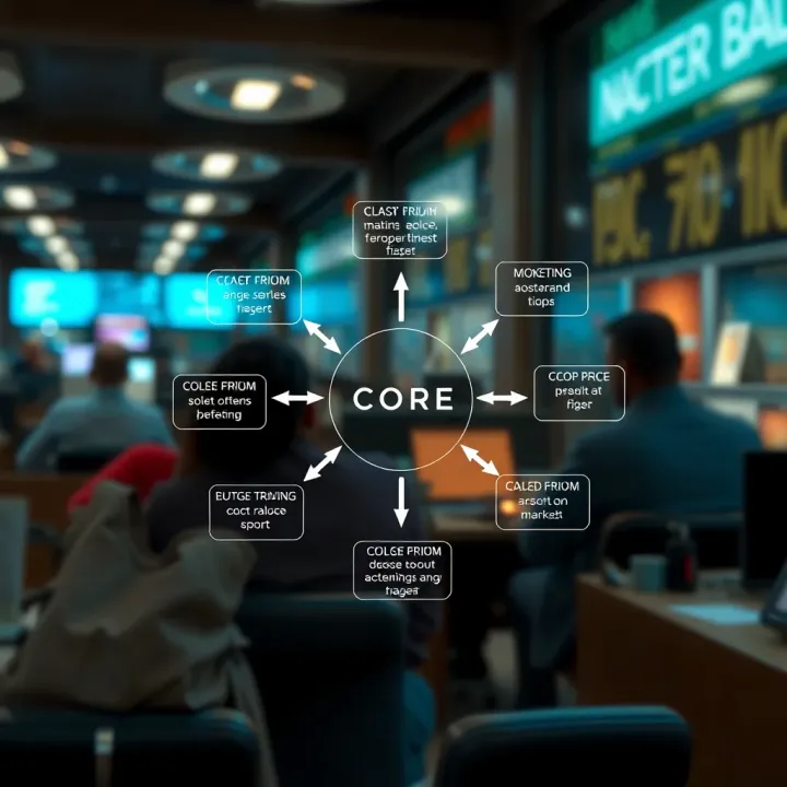 Diagram illustrating factors influencing core price prediction in Nigeria's market