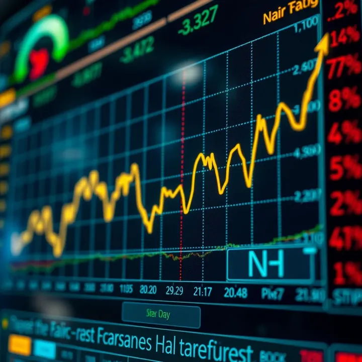 Graph showing currency exchange rate trends for Nigerian Naira in forex market