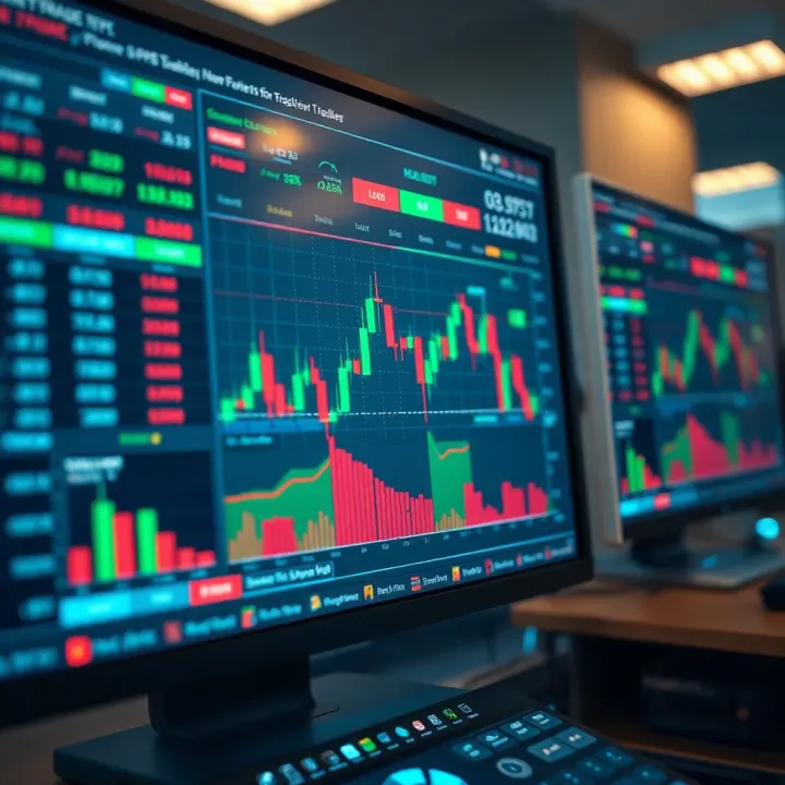 Secure online trading platform interface showing forex market trends and safety indicators