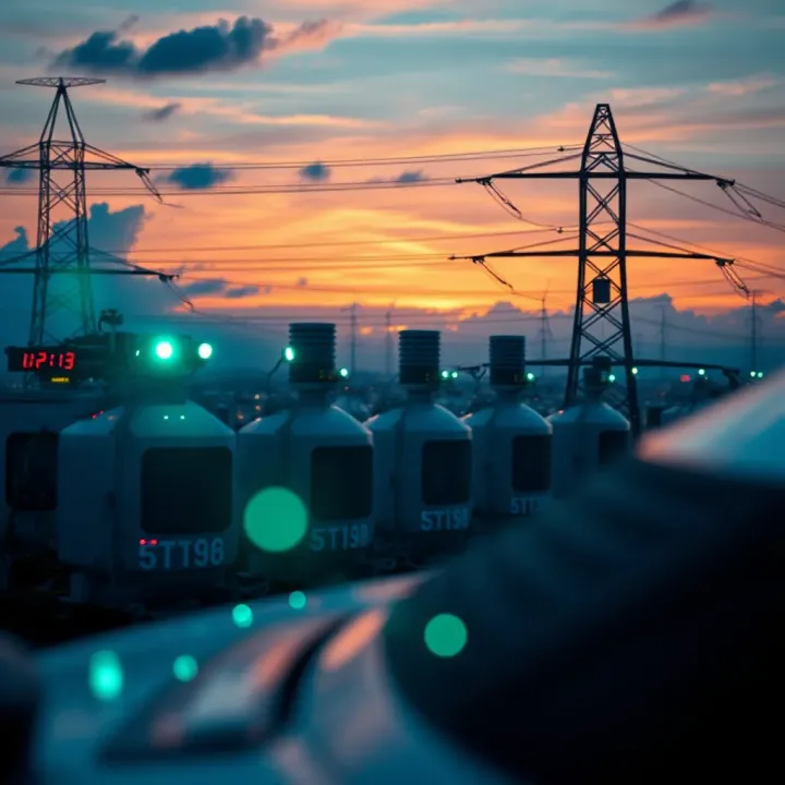 Fusion Energy Influence on Nigeria and Global Markets Conceptual illustration of fusion energy's impact on Nigeria's power grid and global energy markets