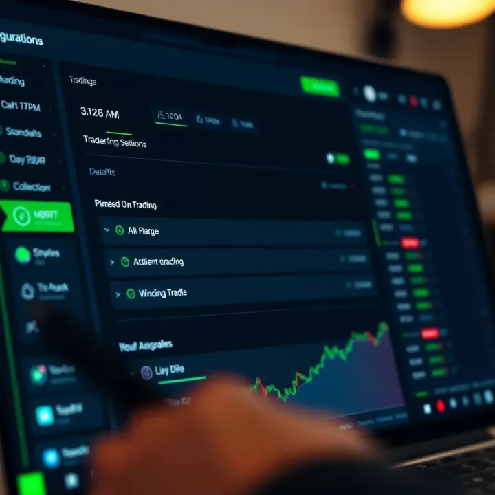 Configuration Settings for Connecting TradingView with Deriv User interface showing configuration options for linking TradingView with Deriv trading tools