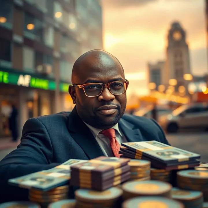 Investment Insights for Nigerian Entrepreneurs Inspired by Kevin OโLeary Conceptual illustration of investment growth with Nigerian naira currency symbols