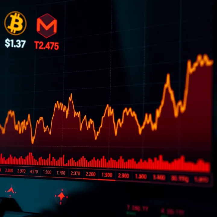 Graph illustrating Polygon Matic price fluctuations over time with bullish and bearish trends
