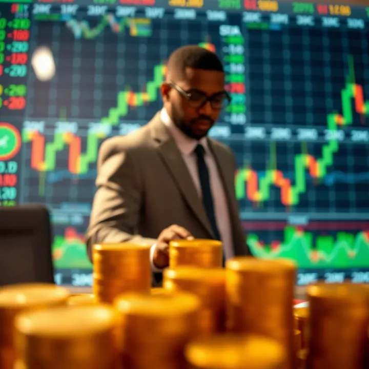 Conceptual illustration of trading strategies and risk management tools tailored for Nigerian synthetic index markets