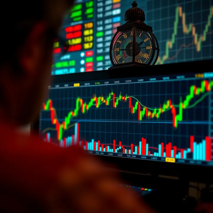 Illustration of regulatory authority overseeing digital financial charts symbolizing market integrity enforcement