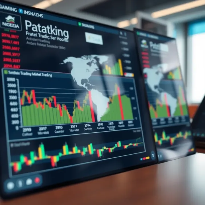 Chart showing portfolio diversification strategies through synthetic trading in Nigerian market