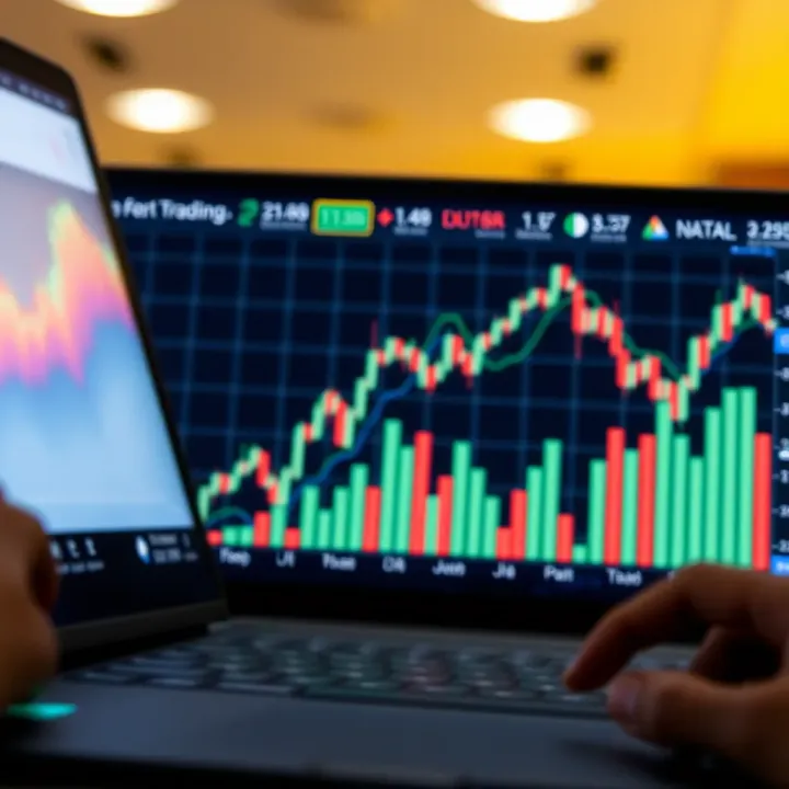 Graph showing upward trend of currency trading performance in Nigerian forex market