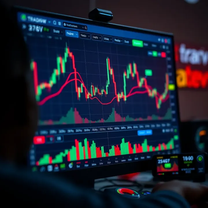 TradingView platform displaying interactive market charts with various technical indicators for in-depth analysis
