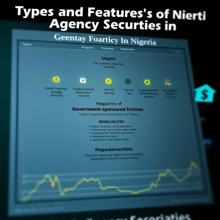 Diagram illustrating various types of agency securities issued by government-sponsored entities in Nigeria and their characteristics