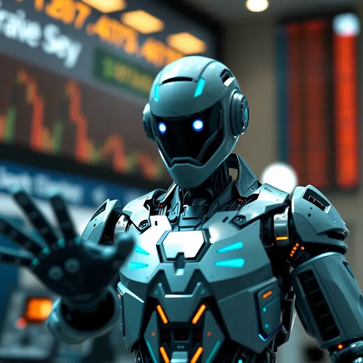 Diagram illustrating the functionality of binary bots in automated trading systems